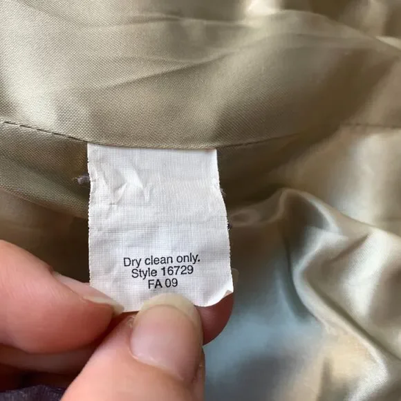 J. Crew Wool Peacoat Jacket Navy Blue Military Style Gold Button Coat Women’s 4 - Picture 9 of 9